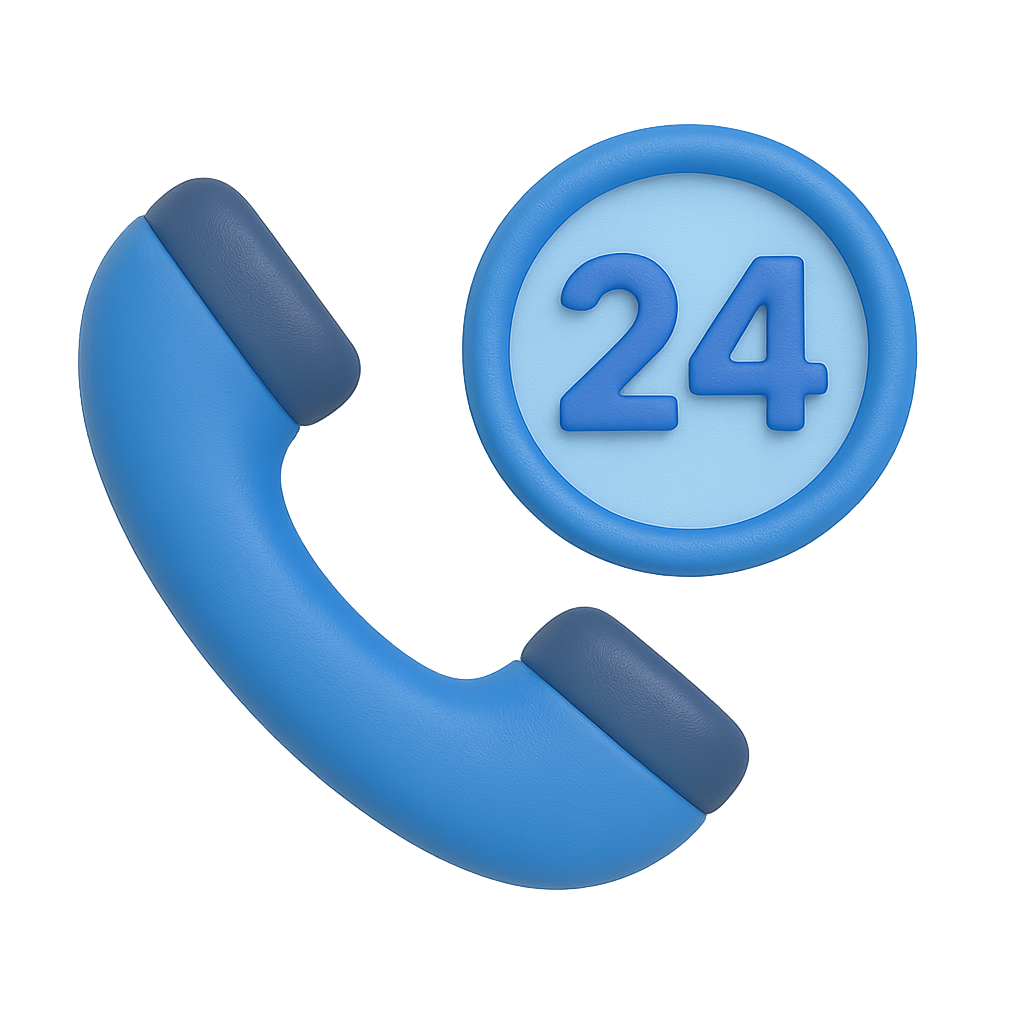 All our staff provide 24/7 support service.