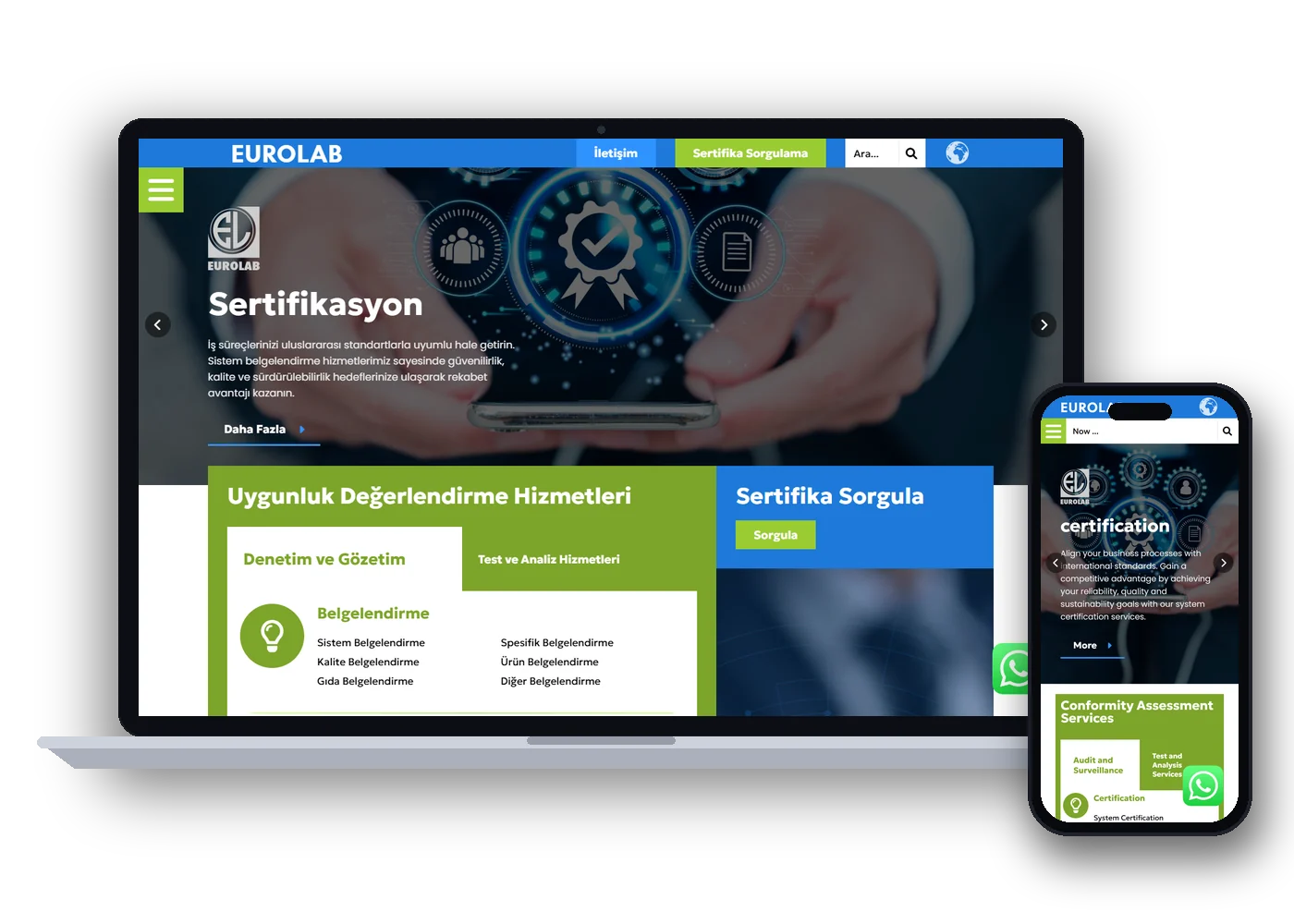 Screenshot der Kalite.com-Website